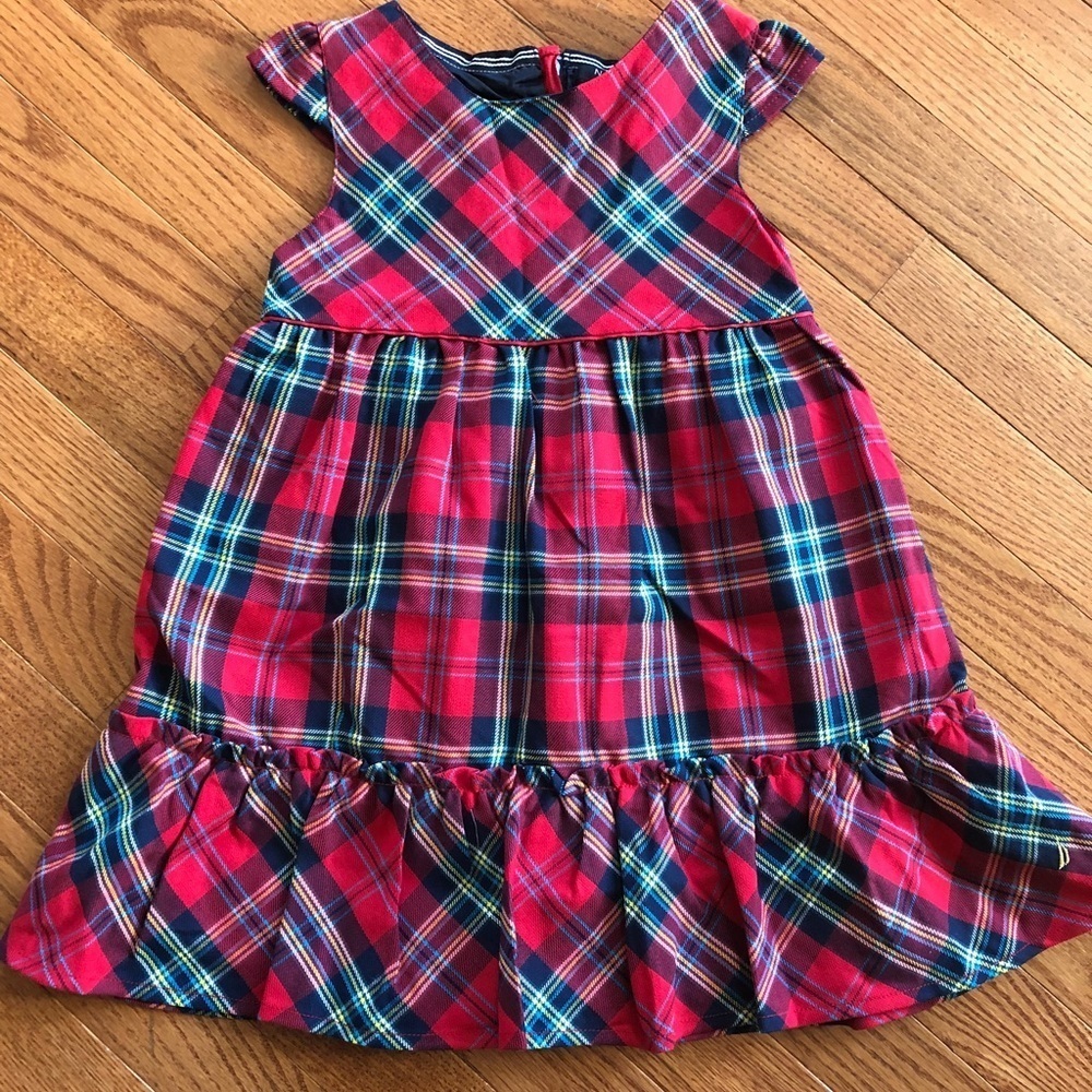 Nautica red plaid jumper
